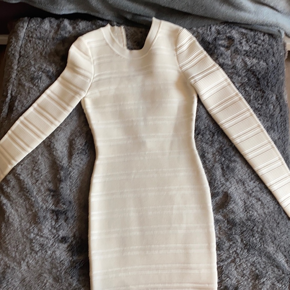 Super thick ribbed tight dress